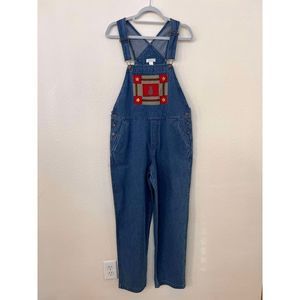 Christopher & Banks Christmas overall sz M